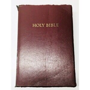 Nelson 2003 Holy Bible KJV Concordance Giant Print Reference Edition Shows Wear